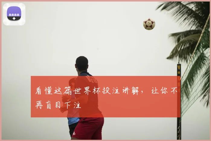 看懂这篇世界杯投注讲解,让你不再盲目下注